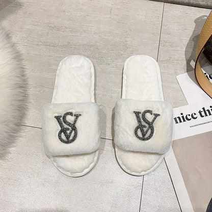 VS Faux Fur Slippers