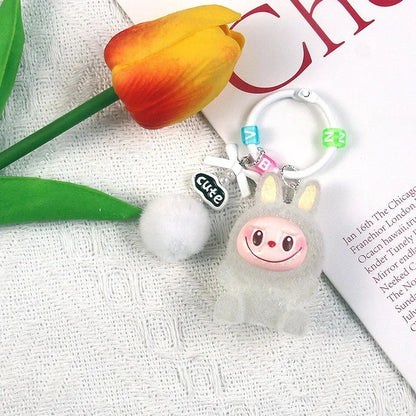 Inspired By Labubu Glow in the Dark Keyring