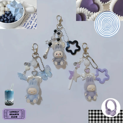 Handmade Inspired By Labubu Aesthetic Design Keyring