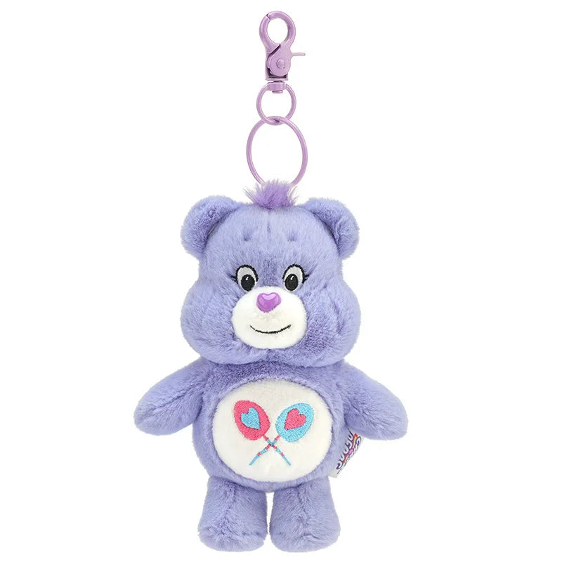 Carebears Rainbown Plush Keychain