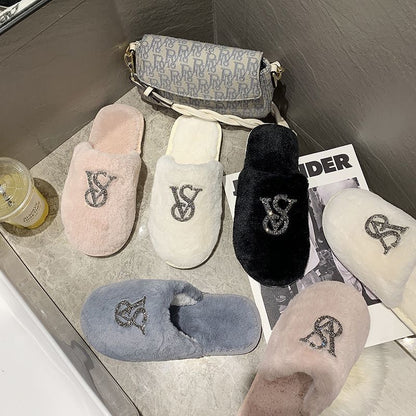 VS Faux Fur Slippers