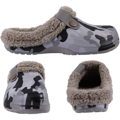 Unisex Plush Fur Clogs