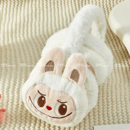 Inspired by Labubu Plush Earmuffs