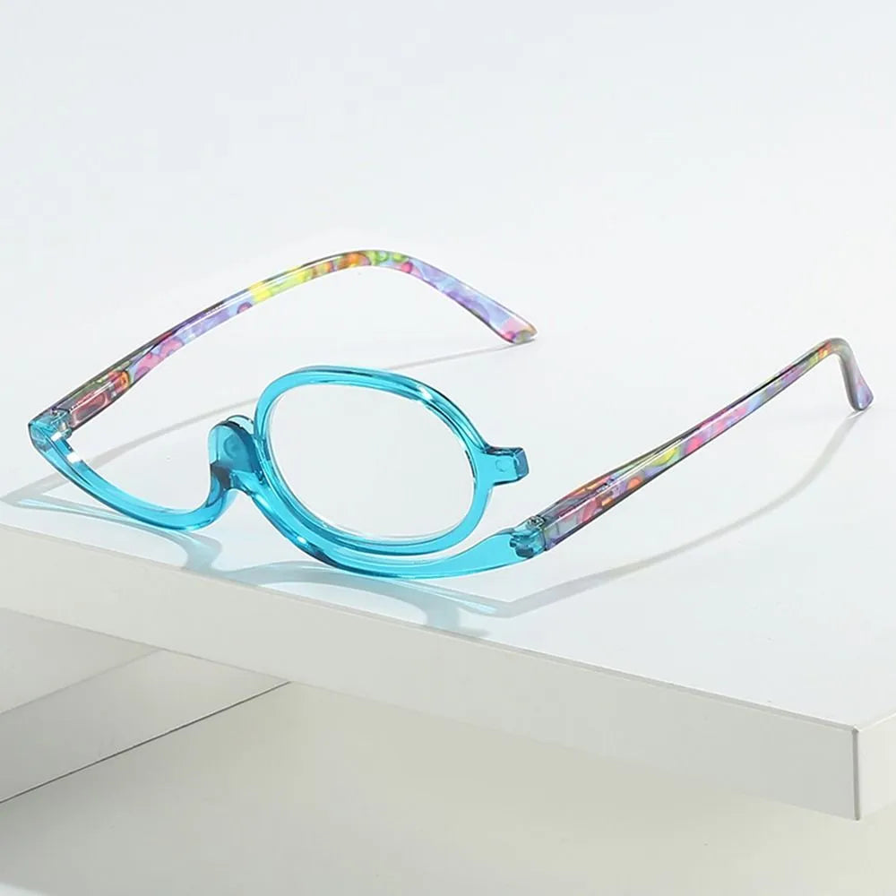 Magnified Makeup Glasses with Flip Lens