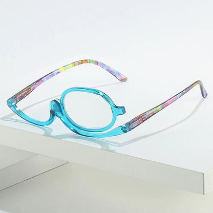 Magnified Makeup Glasses with Flip Lens