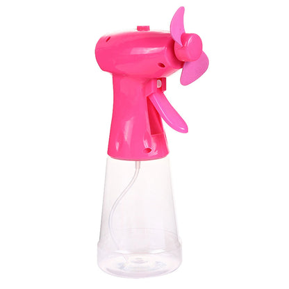 2 in 1 Portable Spray Bottle Fan