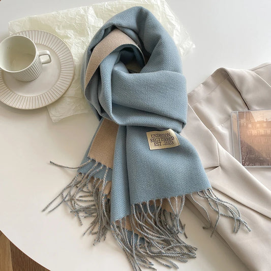 Luxury Women's Double Sided Cashmere Scarf