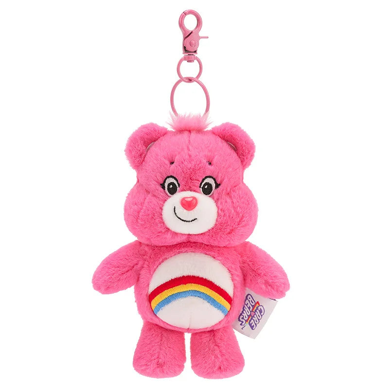 Carebears Rainbown Plush Keychain