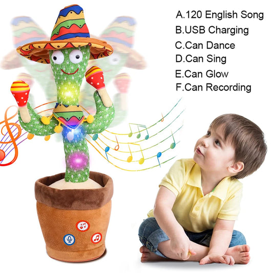 LED Talking Dancing Cactus Toy