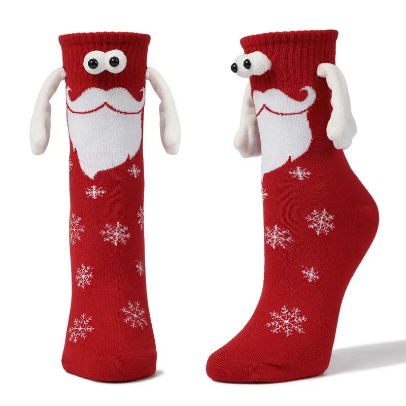 Christmas Magnetic Hand Holding Socks as seen on Tik Tok