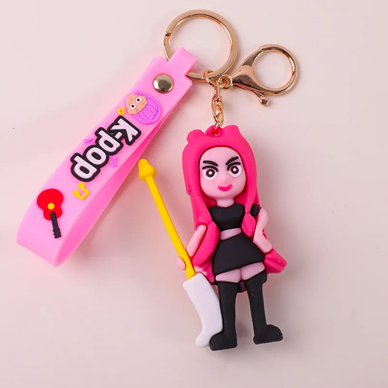 K-Pop Demon Hunters Anime Doll Keychain