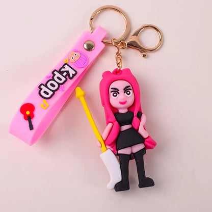 K-Pop Demon Hunters Anime Doll Keychain