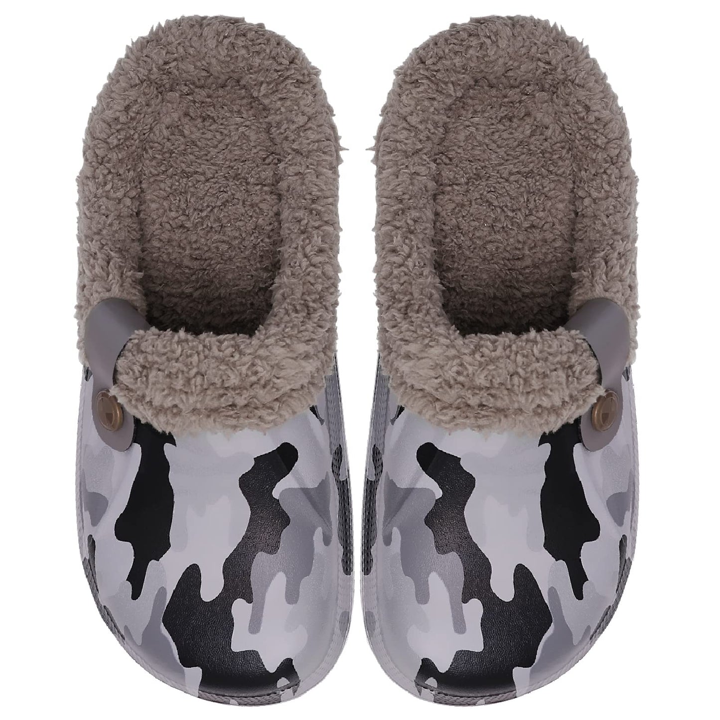 Unisex Plush Fur Clogs