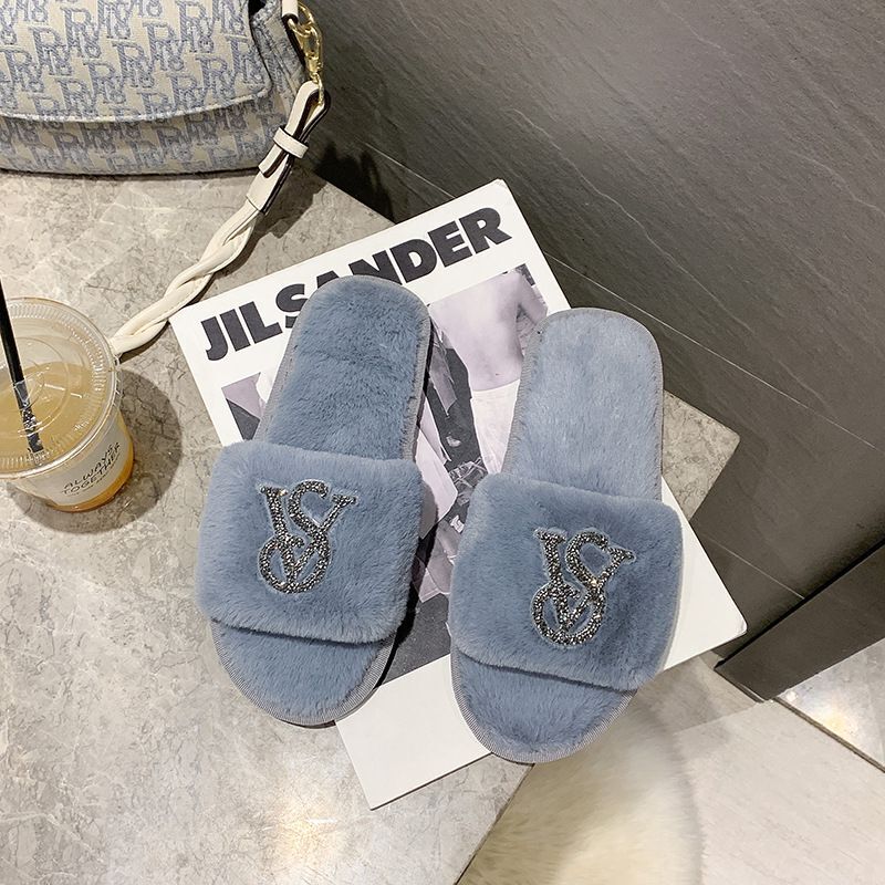 VS Faux Fur Slippers