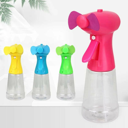 2 in 1 Portable Spray Bottle Fan