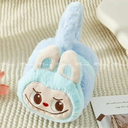 Inspired by Labubu Plush Earmuffs