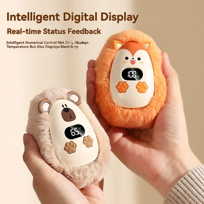 Plush Hand Warmer Winter Mini Portable Smart Temperature Control Hand Warmer