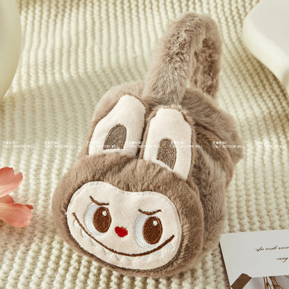 Inspired by Labubu Plush Earmuffs