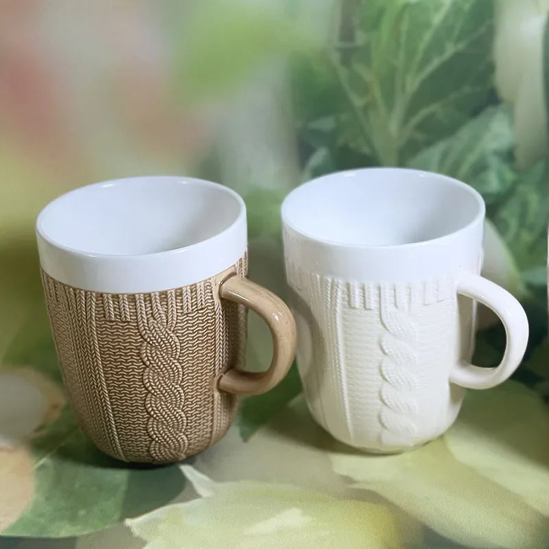 3D Wool Knitting Mugs New Design