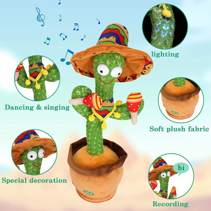 LED Talking Dancing Cactus Toy