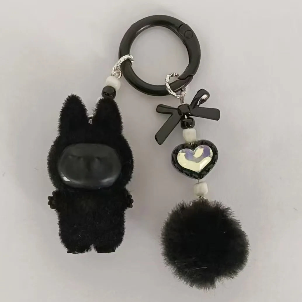 New African-Inspired By Labubu Doll Keyring