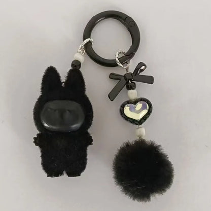 New African-Inspired By Labubu Doll Keyring