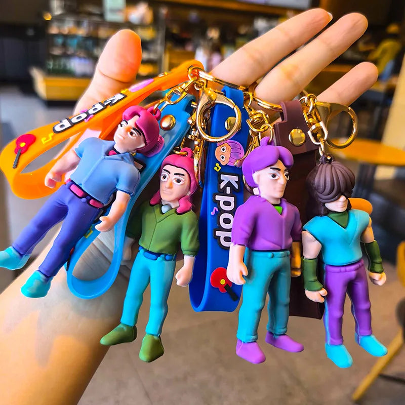 K-Pop Demon Hunters Anime Doll Keychain