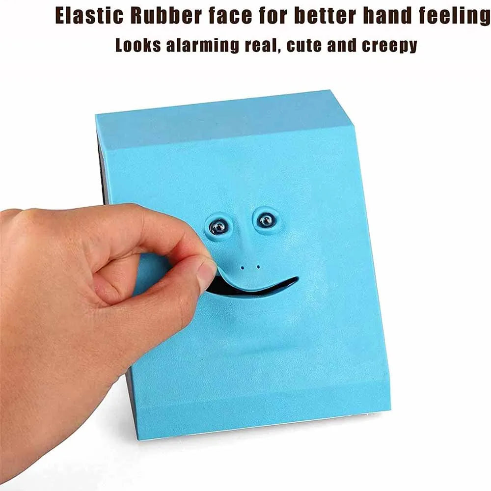 Fun Face Piggy Banks Eating Coin Money Saving Box Automatic Coin Eating Savings Piggy Bank Creative Toys Gift for Kids
