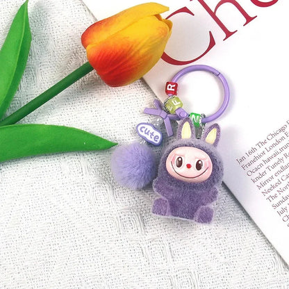 Inspired By Labubu Glow in the Dark Keyring