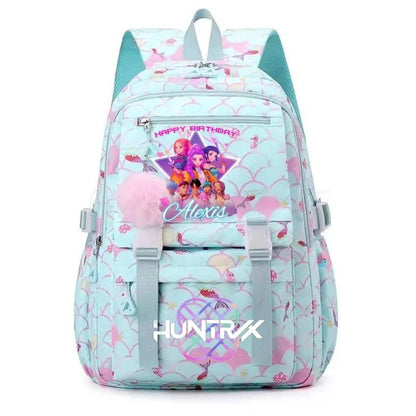 Demon Hunters Anime Backpack - Lightweight Canvas School Bag