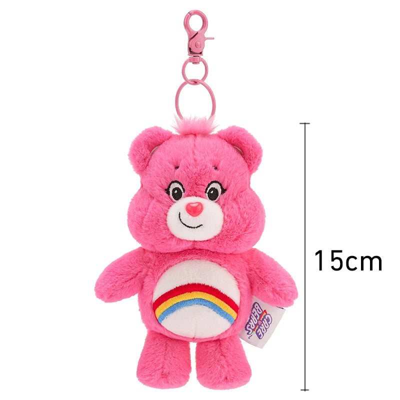 Carebears Rainbown Plush Keychain