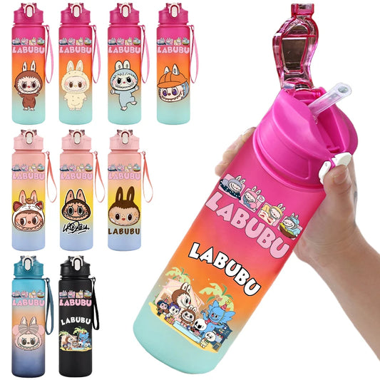 750Ml Labubu Water Bottle