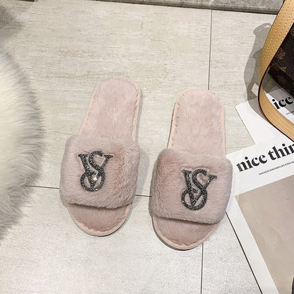 VS Faux Fur Slippers