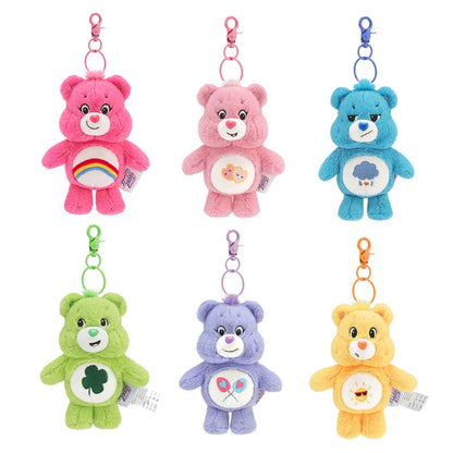 Carebears Rainbown Plush Keychain