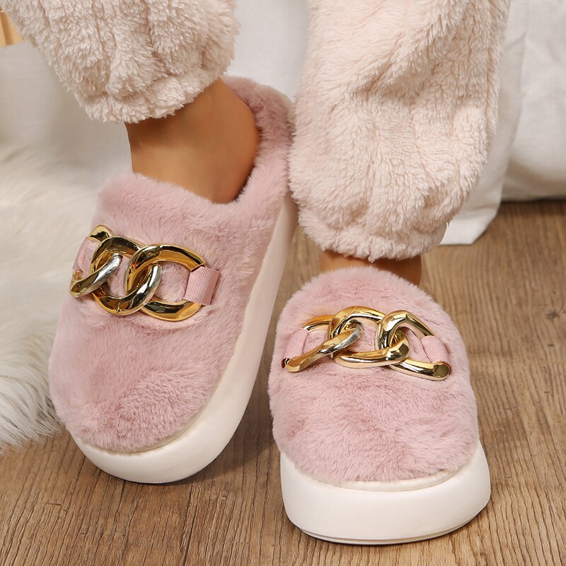 Fluffy Winter Women's Slippers