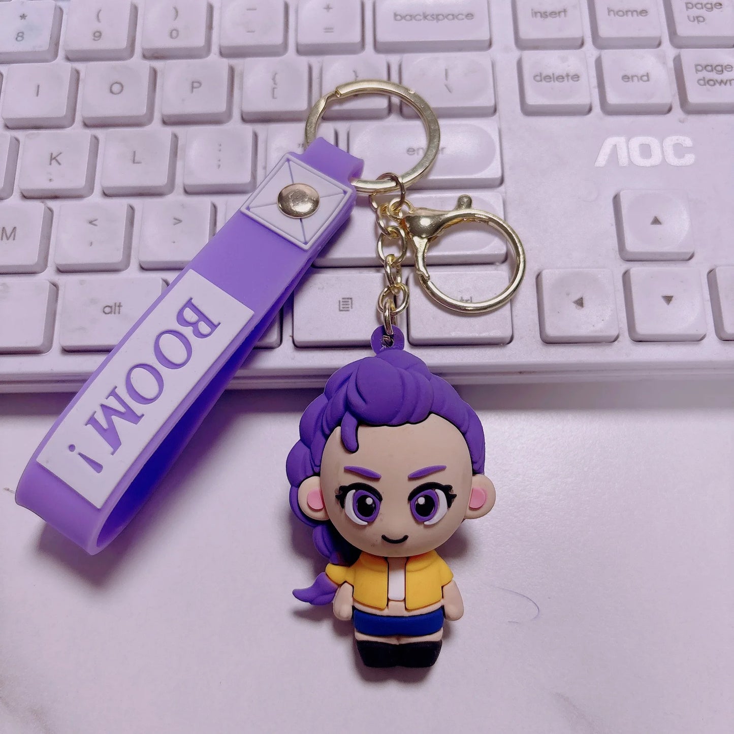 K-Pop Demon Hunters Anime Doll Keychain