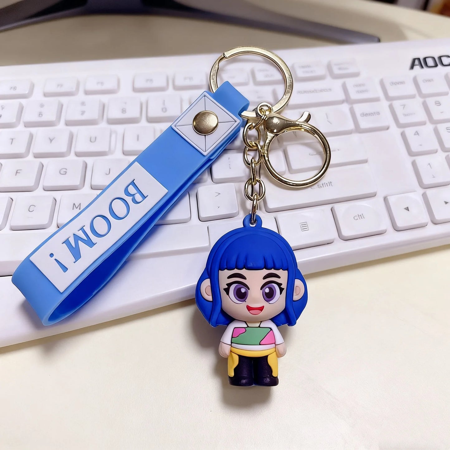 K-Pop Demon Hunters Anime Doll Keychain