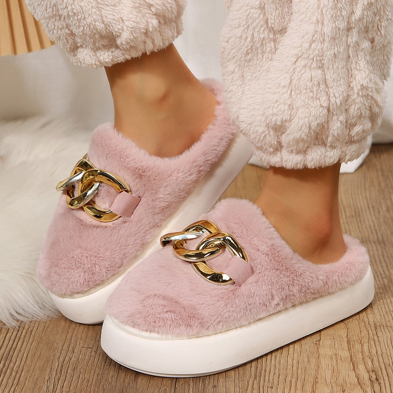 Fluffy Winter Women's Slippers