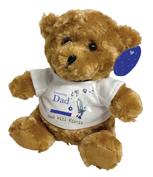 Father's Day Plush Teddy Bear - Amazing Dad