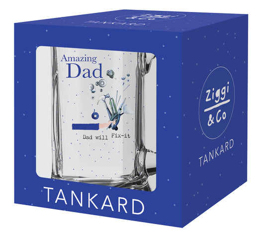 Father's Day AMAZING DAD TANKARD BOXED