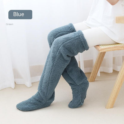 Over Knee High Plush Footless Long Socks / Leg Warmers