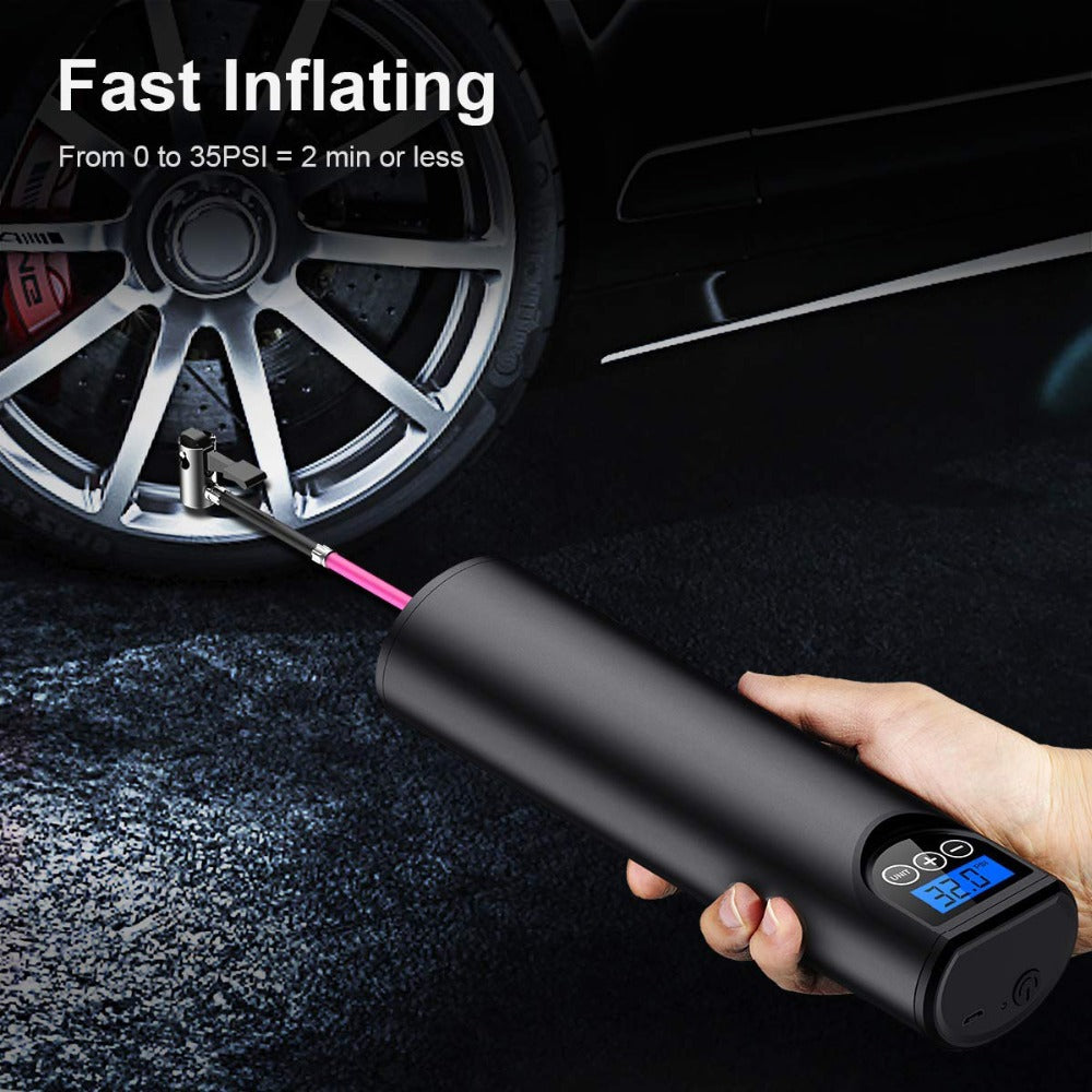 Portable Multifunctional LED Electric Tire AirPump