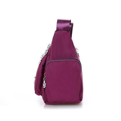 Multi-Pocket Square Shoulder Crossbody Bag