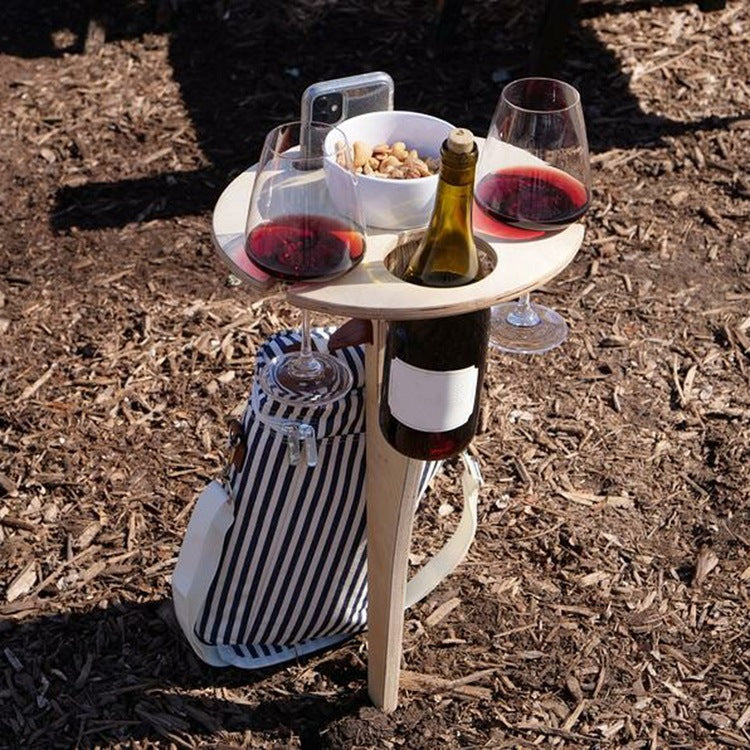 Outdoor Detachable And Foldable Wine Rack