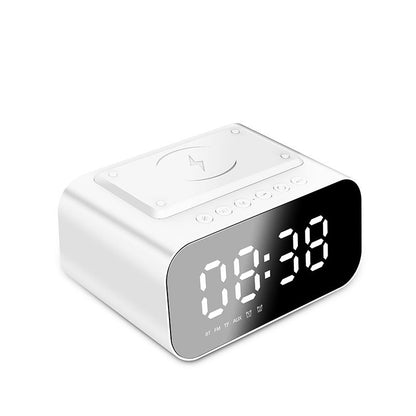 Wireless Charging Bluetooth Speaker LED Clock