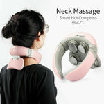 4D Magnetic  Neck Shoulder Massager with Remote Control