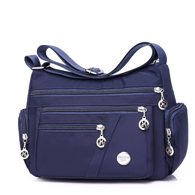 Multi-Pocket Square Shoulder Crossbody Bag