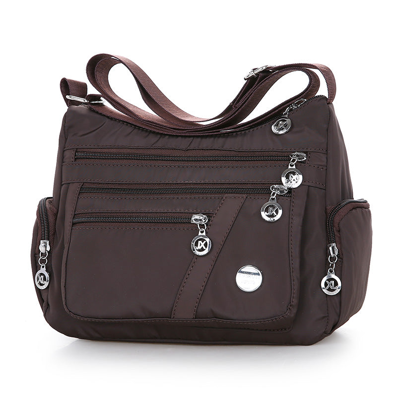 Multi-Pocket Square Shoulder Crossbody Bag