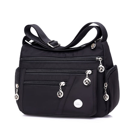 Multi-Pocket Square Shoulder Crossbody Bag