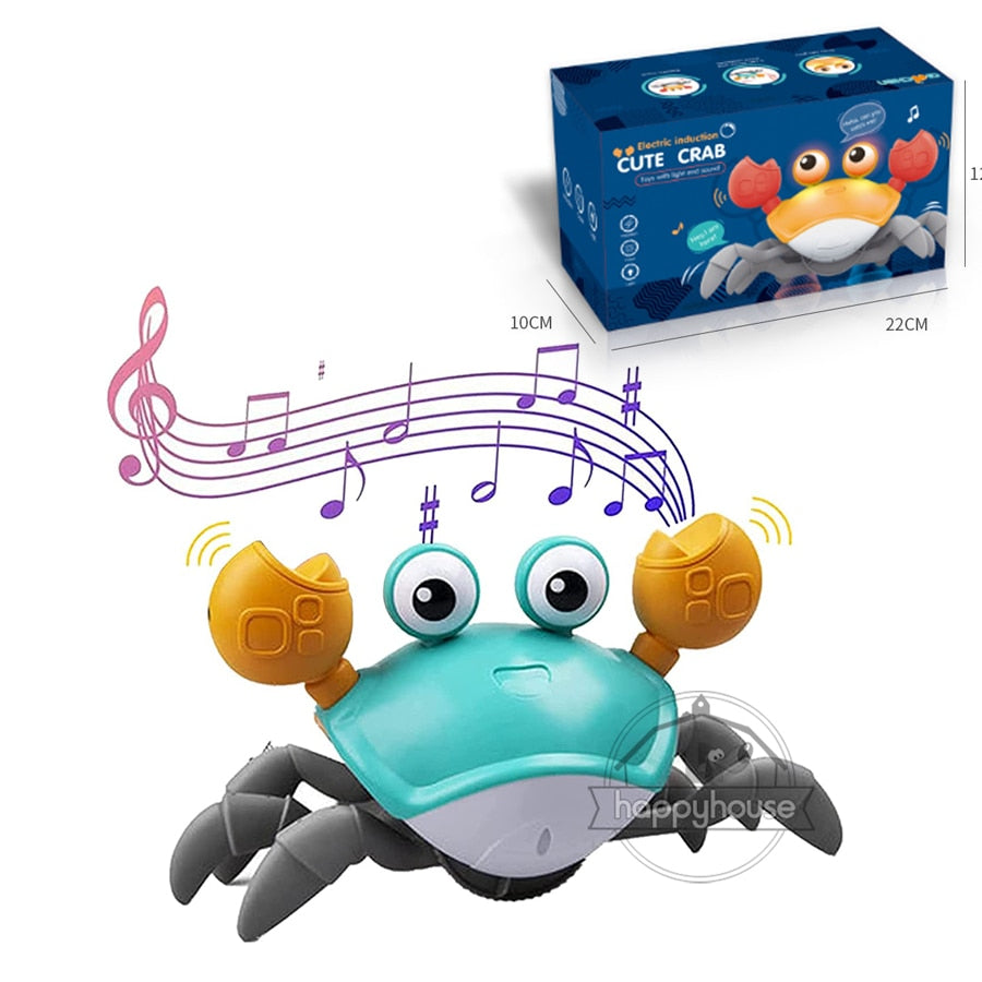 Crawling Crab Baby Toy With Music and LED Light Up